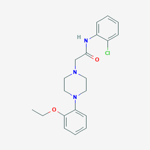 molecular formula C20H24ClN3O2 B5265462 N-(2-chlorophenyl)-2-[4-(2-ethoxyphenyl)piperazin-1-yl]acetamide 