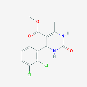 molecular formula C13H12Cl2N2O3 B5265668 methyl 4-(2,3-dichlorophenyl)-6-methyl-2-oxo-1,2,3,4-tetrahydro-5-pyrimidinecarboxylate 