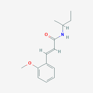 molecular formula C14H19NO2 B5266185 N-(sec-butyl)-3-(2-methoxyphenyl)acrylamide 