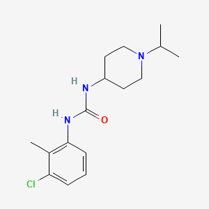 molecular formula C16H24ClN3O B5266301 N-(3-CHLORO-2-METHYLPHENYL)-N'-(1-ISOPROPYL-4-PIPERIDYL)UREA 