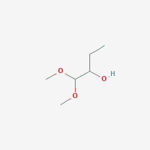 molecular formula C6H14O3 B052667 1,1-Dimethoxybutan-2-ol CAS No. 7472-25-5