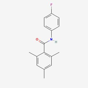 molecular formula C16H16FNO B5266824 N-(4-fluorophenyl)-2,4,6-trimethylbenzamide 