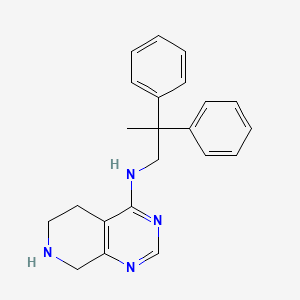 molecular formula C22H24N4 B5267168 N-(2,2-diphenylpropyl)-5,6,7,8-tetrahydropyrido[3,4-d]pyrimidin-4-amine 