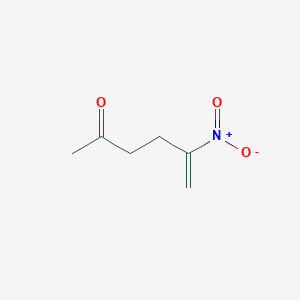 molecular formula C6H9NO3 B052672 5-Nitrohex-5-en-2-one CAS No. 113810-79-0
