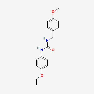 molecular formula C17H20N2O3 B5267207 N-(4-ethoxyphenyl)-N'-(4-methoxybenzyl)urea 
