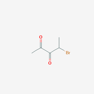 molecular formula C5H7BrO2 B052673 4-Bromo-pentane-2,3-dione CAS No. 21619-25-0