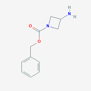 molecular formula C11H14N2O2 B052675 Benzyl 3-aminoazetidine-1-carboxylate CAS No. 112257-20-2