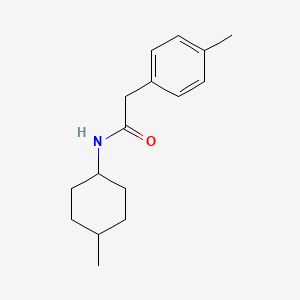 molecular formula C16H23NO B5267949 N-(4-methylcyclohexyl)-2-(4-methylphenyl)acetamide 
