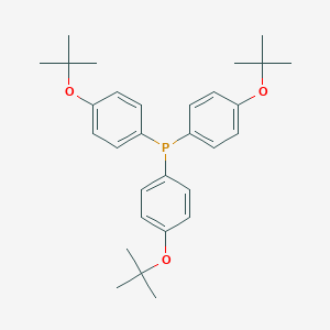molecular formula C30H39O3P B052685 Tris-(p-TerT-buToxyphenyl) phosphine CAS No. 118854-31-2