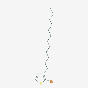 molecular formula C16H27BrS B052688 2-Bromo-3-dodecylthiophene CAS No. 139100-06-4