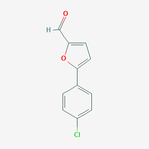 molecular formula C11H7ClO2 B052691 5-(4-chlorophenyl)furan-2-carbaldehyde CAS No. 34035-03-5