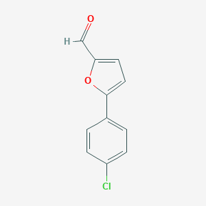 molecular formula C11H7ClO2 B052691 5-(4-Chlorophenyl)-2-furaldehyde CAS No. 34035-03-5
