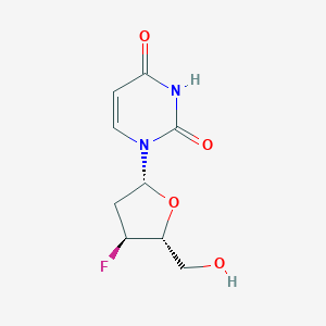 molecular formula C9H11FN2O4 B052696 2',3'-二脱氧-3'-氟尿苷 CAS No. 41107-56-6