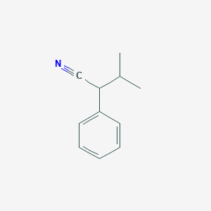 molecular formula C11H13N B052698 3-Methyl-2-phenylbutanenitrile CAS No. 5558-29-2