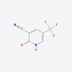 molecular formula C7H3F3N2O B052701 2-Hydroxy-5-(trifluoromethyl)nicotinonitrile CAS No. 124432-69-5