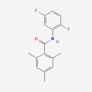 molecular formula C16H15F2NO B5271033 N-(2,5-difluorophenyl)-2,4,6-trimethylbenzamide 