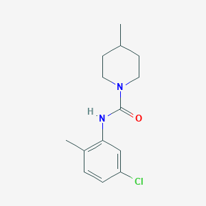 molecular formula C14H19ClN2O B5271282 N-(5-chloro-2-methylphenyl)-4-methylpiperidine-1-carboxamide 