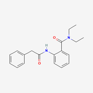 molecular formula C19H22N2O2 B5271585 N,N-diethyl-2-[(phenylacetyl)amino]benzamide 