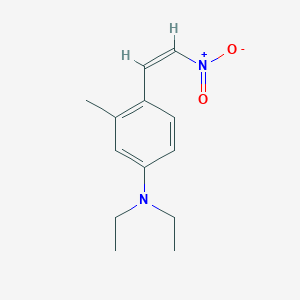 molecular formula C13H18N2O2 B5272470 N,N-diethyl-3-methyl-4-[(Z)-2-nitroethenyl]aniline 