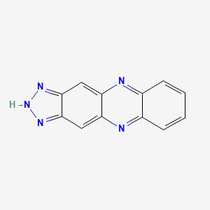 molecular formula C12H7N5 B5272887 1H-[1,2,3]triazolo[4,5-b]phenazine 