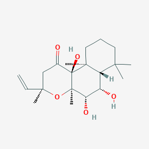 molecular formula C20H32O5 B052729 7-Deacetyl-1-deoxyforskolin from Coleus forskohlii CAS No. 121606-18-6