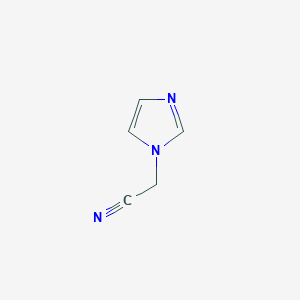 molecular formula C5H5N3 B052735 2-(1H-咪唑-1-基)乙腈 CAS No. 98873-55-3
