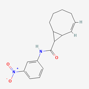 molecular formula C16H18N2O3 B5274231 N-(3-nitrophenyl)bicyclo[6.1.0]non-2-ene-9-carboxamide 