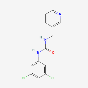 molecular formula C13H11Cl2N3O B5274320 N-(3,5-DICHLOROPHENYL)-N'-(3-PYRIDYLMETHYL)UREA 