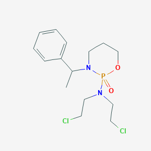 B052763 N,N-Bis(2-chloroethyl)-2-oxo-3-(1-phenylethyl)-1,3,2lambda5-oxazaphosphinan-2-amine CAS No. 904292-62-2