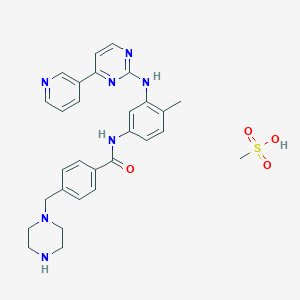molecular formula C29H33N7O4S B052777 N-Desmethyl imatinib mesylate CAS No. 404844-03-7