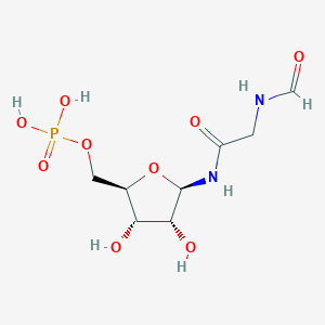 molecular formula C8H15N2O9P B052787 5'-phosphoribosyl-N-formylglycinamide CAS No. 349-34-8