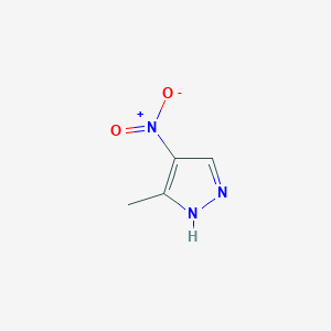 molecular formula C4H5N3O2 B052793 3-Methyl-4-nitro-1H-pyrazole CAS No. 5334-39-4