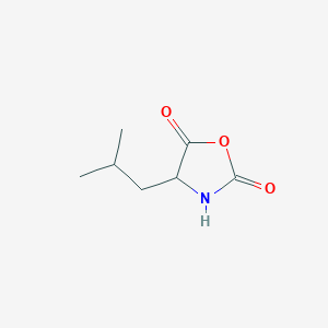 molecular formula C7H11NO3 B052796 (S)-4-异丁基恶唑烷-2,5-二酮 CAS No. 3190-70-3