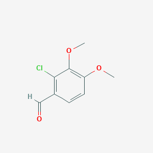 molecular formula C9H9ClO3 B052801 2-氯-3,4-二甲氧基苯甲醛 CAS No. 5417-17-4