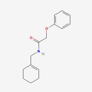 molecular formula C15H19NO2 B5280607 N-(1-cyclohexen-1-ylmethyl)-2-phenoxyacetamide 