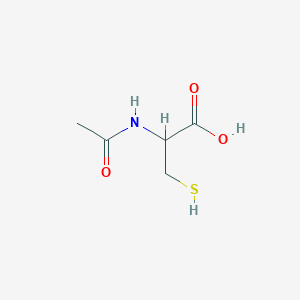 molecular formula C5H9NO3S B052807 N-Acetyl-DL-cysteine CAS No. 7218-04-4