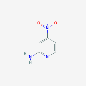molecular formula C5H5N3O2 B052811 4-Nitropyridin-2-amine CAS No. 4487-50-7
