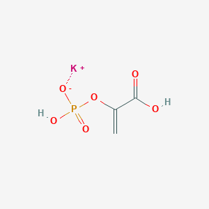 molecular formula C3H4KO6P B052820 1-羧基乙烯酸氢磷酸钾 CAS No. 4265-07-0