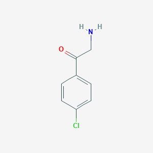 molecular formula C8H8ClNO B052829 2-Amino-1-(4-chlorophenyl)ethanone CAS No. 7644-03-3