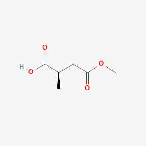 molecular formula C6H10O4 B052851 (R)-4-甲氧基-2-甲基-4-氧代丁酸 CAS No. 81025-83-4