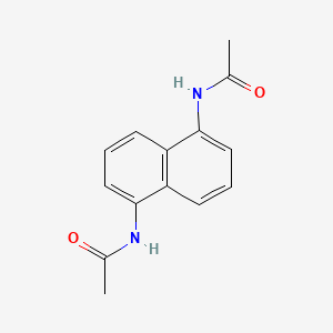 molecular formula C14H14N2O2 B5285556 N-[5-(Acetylamino)-1-naphthyl]acetamide 