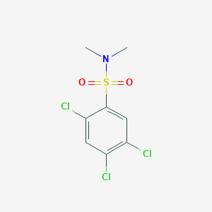 molecular formula C8H8Cl3NO2S B5285663 2,4,5-Trichloro-N,N-dimethyl-benzenesulfonamide 