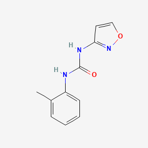 molecular formula C11H11N3O2 B5285949 1-(2-Methylphenyl)-3-(1,2-oxazol-3-yl)urea 