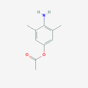 molecular formula C10H13NO2 B052864 4-Amino-3,5-dimethylphenyl acetate CAS No. 39942-44-4