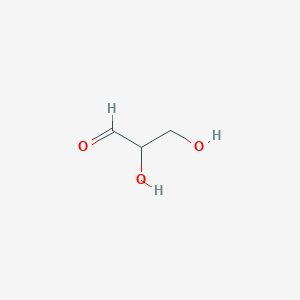 molecular formula C3H6O3 B052865 甘油醛 CAS No. 56-82-6