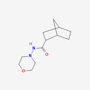 molecular formula C12H20N2O2 B5287383 N~2~-MORPHOLINOBICYCLO[2.2.1]HEPTANE-2-CARBOXAMIDE 