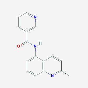 molecular formula C16H13N3O B5287540 N-(2-methylquinolin-5-yl)nicotinamide 