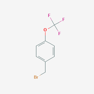 molecular formula C8H6BrF3O B052878 4-(Trifluoromethoxy)benzyl bromide CAS No. 50824-05-0
