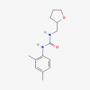 molecular formula C14H20N2O2 B5287817 N-(2,4-DIMETHYLPHENYL)-N'-TETRAHYDRO-2-FURANYLMETHYLUREA 