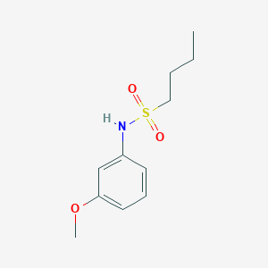 molecular formula C11H17NO3S B5288207 N-(3-methoxyphenyl)butane-1-sulfonamide 